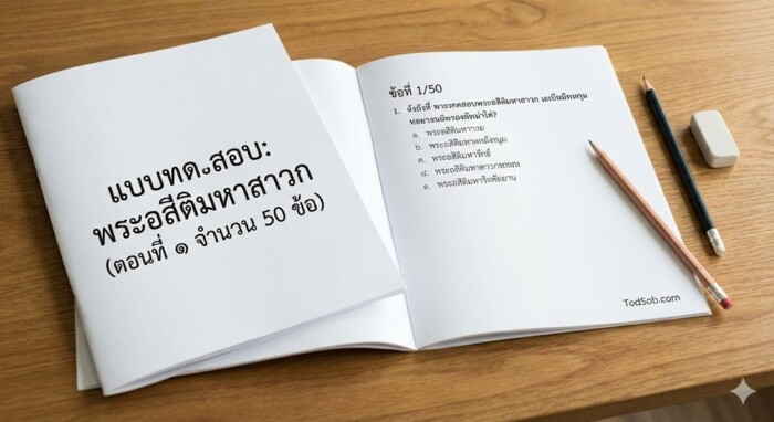 แบบทดสอบ "พระอสีติมหาสาวก" 50 ข้อ คุณรู้จักพระอรหันต์ผู้เป็นเลิศแค่ไหน?