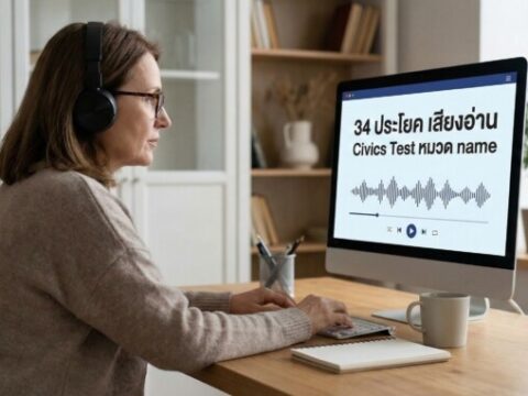 ท่องจำให้ขึ้นใจ! ข้อสอบอเมริกันซิติเซ่น (128 ข้อ) หมวดบุคคลและประวัติศาสตร์ (NAME) พร้อมระบบฟังเสียงวนซ้ำ 10 รอบ