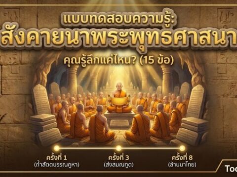 แบบทดสอบความรู้ "สังคายนาพระพุทธศาสนา"
