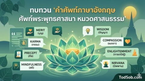 ทบทวน "คำศัพท์ภาษาอังกฤษ ศาสนธรรม" เข้าใจแก่นแท้ สื่อสารธรรมะได้ทั่วโลก
