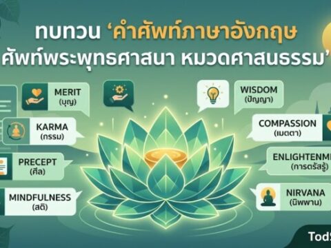 ทบทวน "คำศัพท์ภาษาอังกฤษ ศาสนธรรม" เข้าใจแก่นแท้ สื่อสารธรรมะได้ทั่วโลก