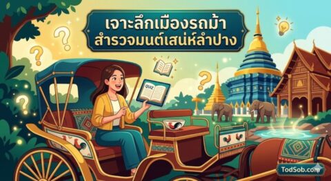 แบบทดสอบ: เจาะลึกเมืองรถม้า สำรวจมนต์เสน่ห์ลำปาง (15 ข้อ)