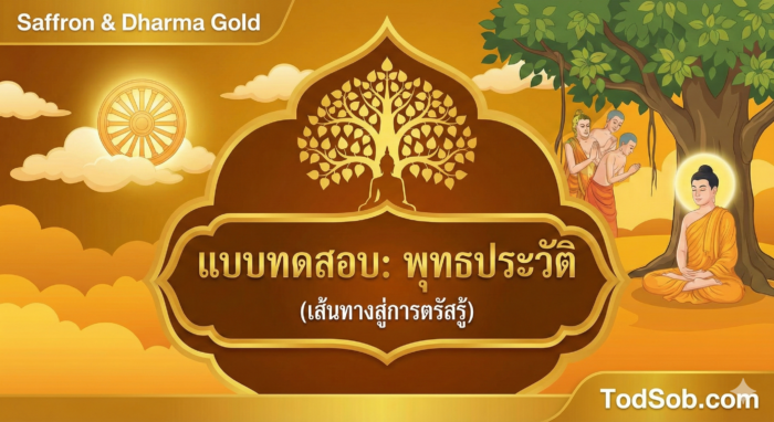 แบบทดสอบ "พุทธประวัติ" 30 ข้อ
