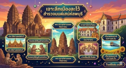 แบบทดสอบ: เจาะลึกเมืองละโว้ สำรวจมนต์เสน่ห์ลพบุรี (15 ข้อ)