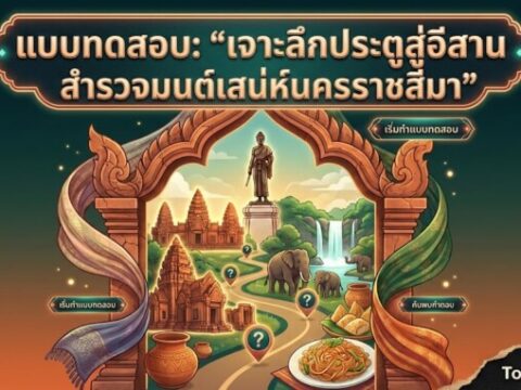 แบบทดสอบ: "เจาะลึกประตูสู่อีสาน สำรวจมนต์เสน่ห์นครราชสีมา"