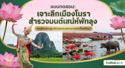 แบบทดสอบ: "เจาะลึกเมืองโนรา สำรวจมนต์เสน่ห์พัทลุง"