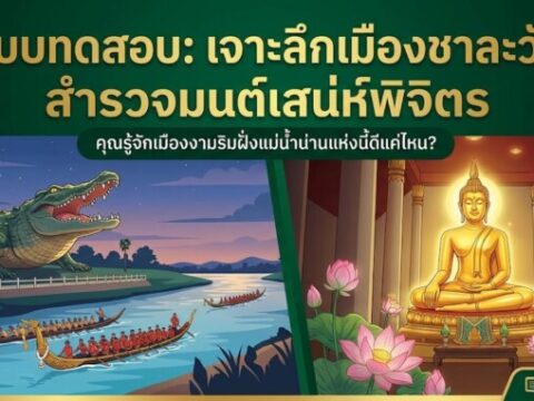แบบทดสอบ: "เจาะลึกเมืองชาละวัน สำรวจมนต์เสน่ห์พิจิตร"