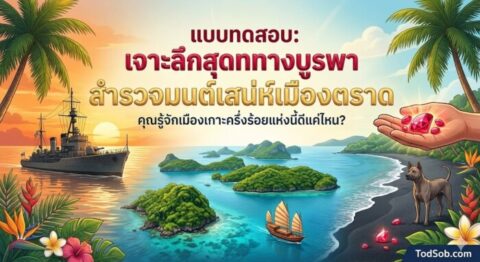 แบบทดสอบ: "เจาะลึกสุดทางบูรพา สำรวจมนต์เสน่ห์เมืองตราด"