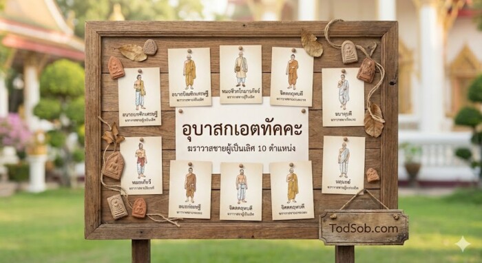 แบบทดสอบ "อุบาสกเอตทัคคะ" 30 ข้อ