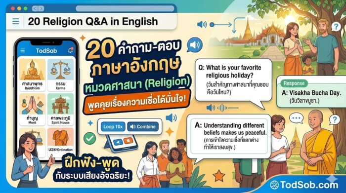 20 คำศัพท์ภาษาอังกฤษ หมวดพระพุทธศาสนา (Buddhism) อธิบายธรรมะให้ฝรั่งเข้าใจง่าย!