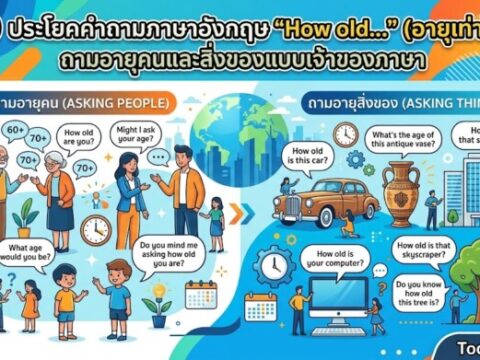 20 ประโยคคำถามภาษาอังกฤษ "How old…" (อายุเท่าไหร่) ถามอายุคนและสิ่งของแบบเจ้าของภาษา