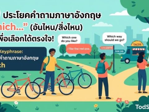20 ประโยคคำถามภาษาอังกฤษ "Which…" (อันไหน/สิ่งไหน) ถามเพื่อเลือกได้ตรงใจ!